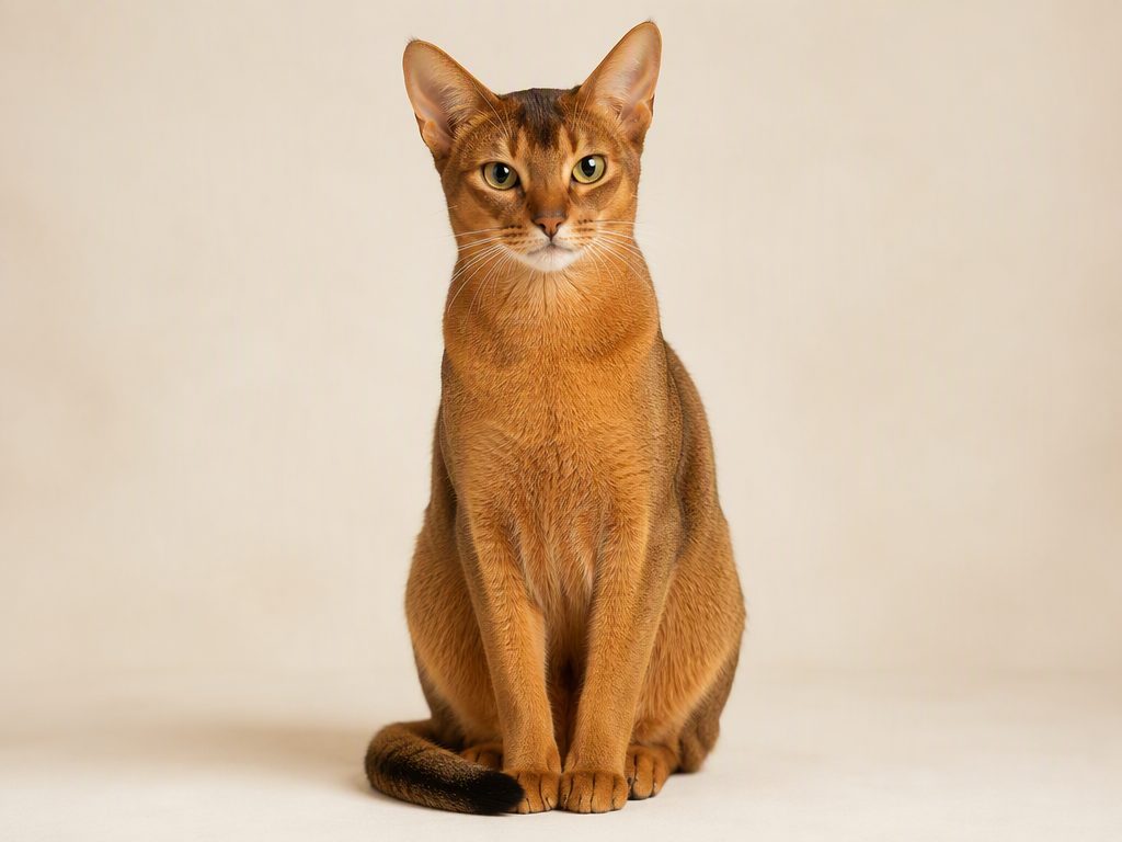 Abyssinian — cat breed guide Australia, studio portrait by Zookie Pets