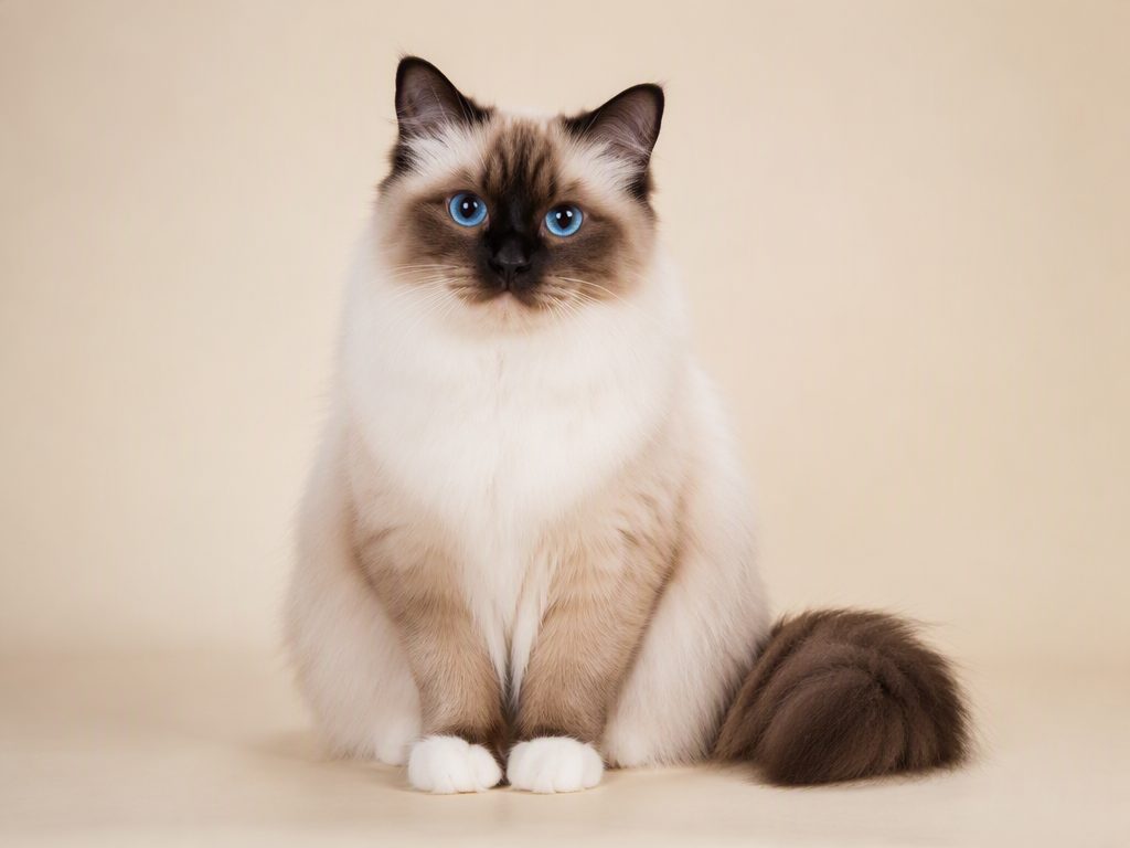 Birman — cat breed guide Australia, studio portrait by Zookie Pets