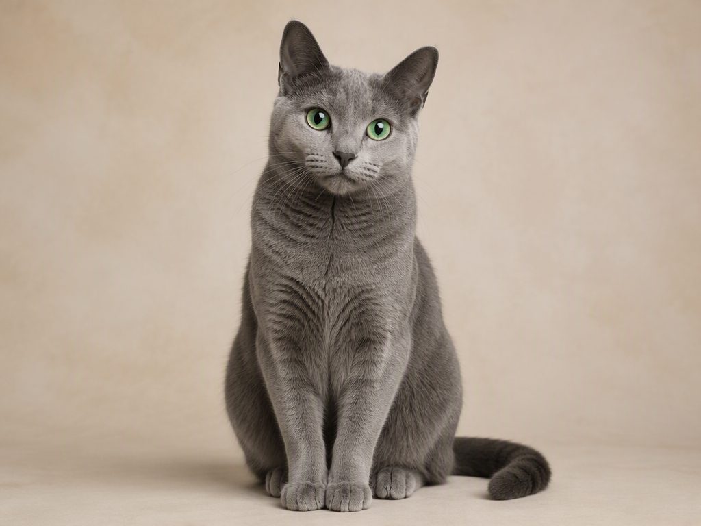 Russian Blue — cat breed guide Australia, studio portrait by Zookie Pets