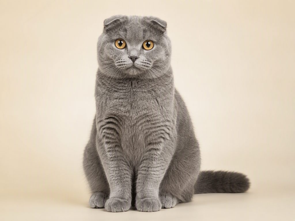 Scottish Fold — cat breed guide Australia, studio portrait by Zookie Pets