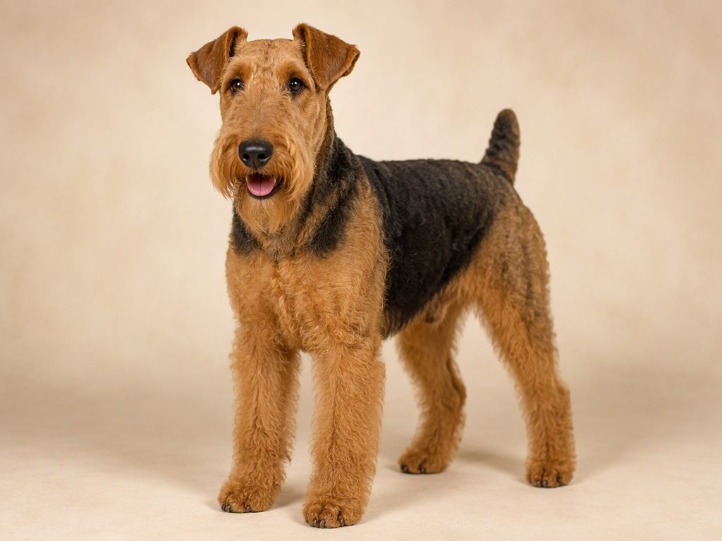 Airedale Terrier — dog breed guide Australia, studio portrait by Zookie Pets