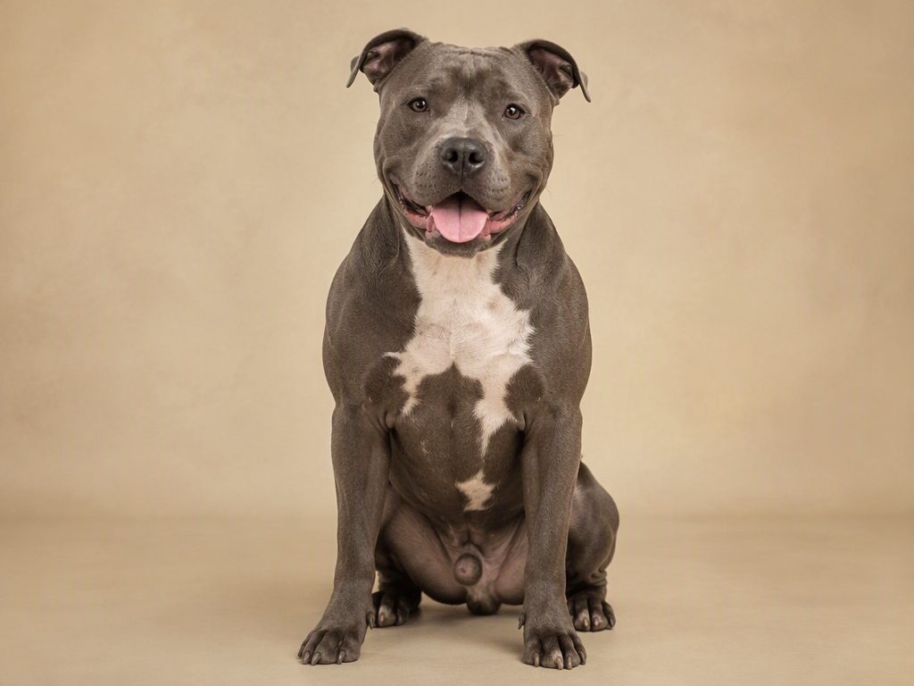 American Staffordshire Terrier — dog breed guide Australia, studio portrait by Zookie Pets