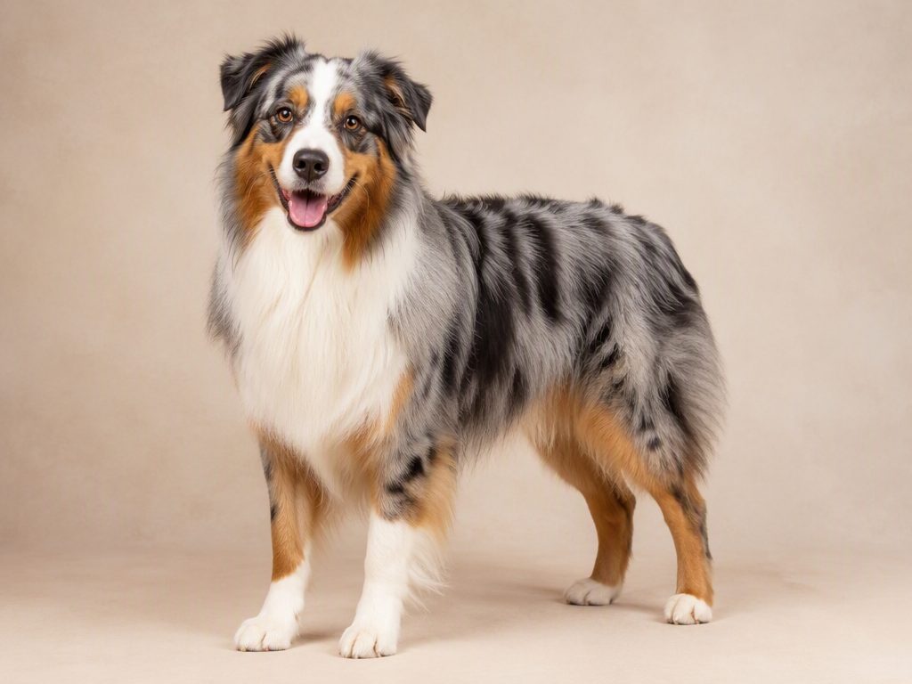 Australian Shepherd — dog breed guide Australia, studio portrait by Zookie Pets