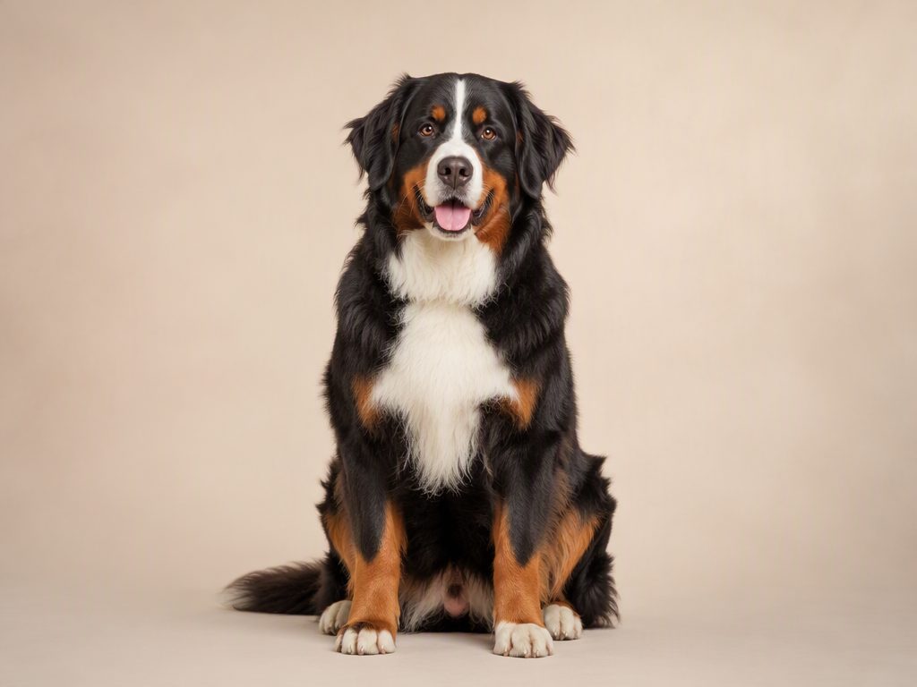 Bernese Mountain Dog — dog breed guide Australia, studio portrait by Zookie Pets