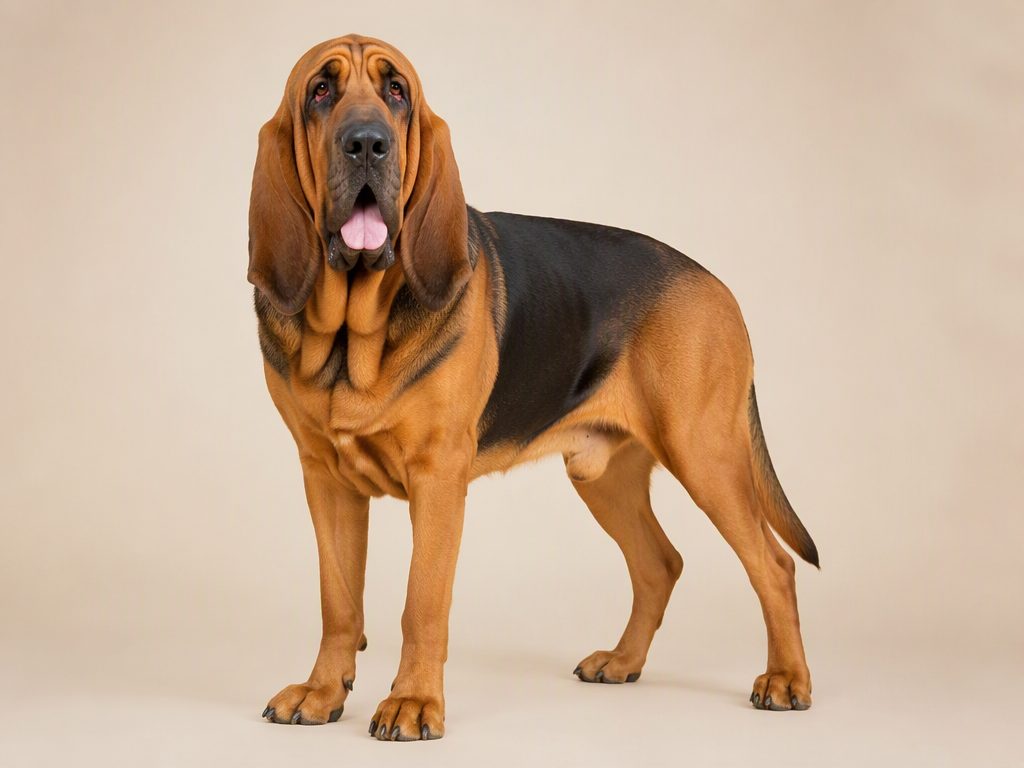 Bloodhound — dog breed guide Australia, studio portrait by Zookie Pets