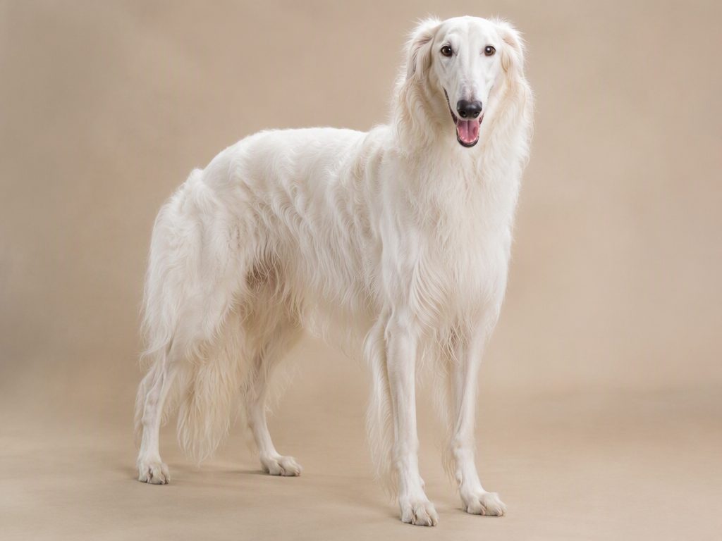 Borzoi — dog breed guide Australia, studio portrait by Zookie Pets