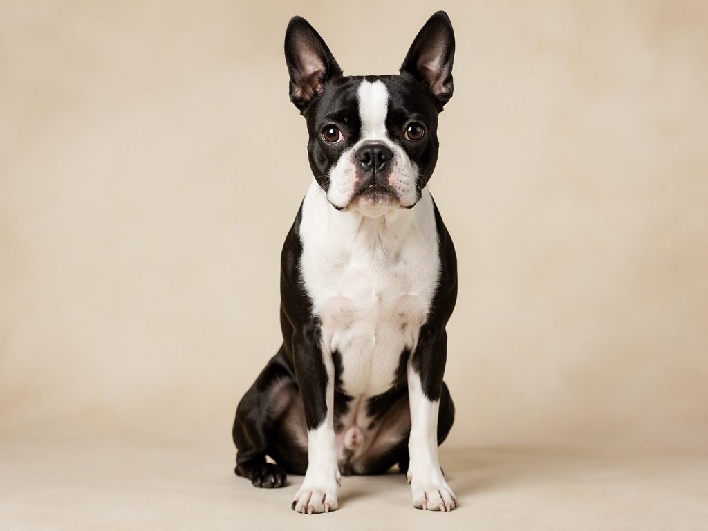 Boston Terrier — dog breed guide Australia, studio portrait by Zookie Pets