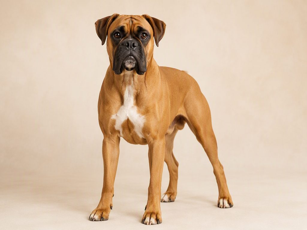 Boxer — dog breed guide Australia, studio portrait by Zookie Pets