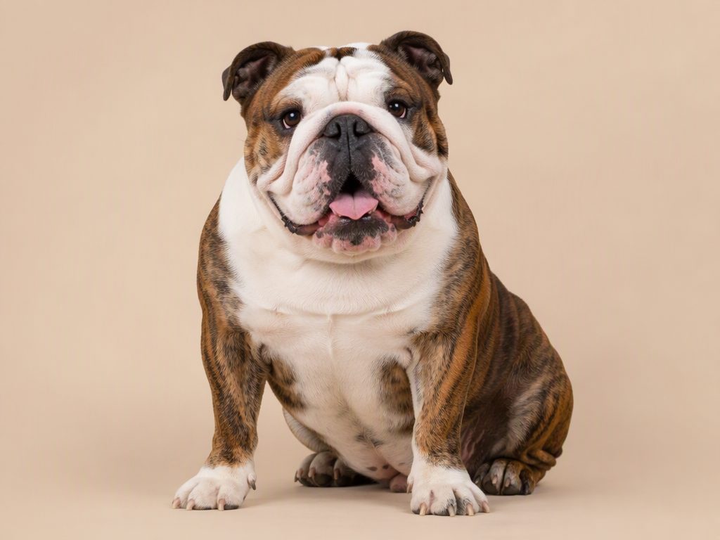 Bulldog (British) — dog breed guide Australia, studio portrait by Zookie Pets