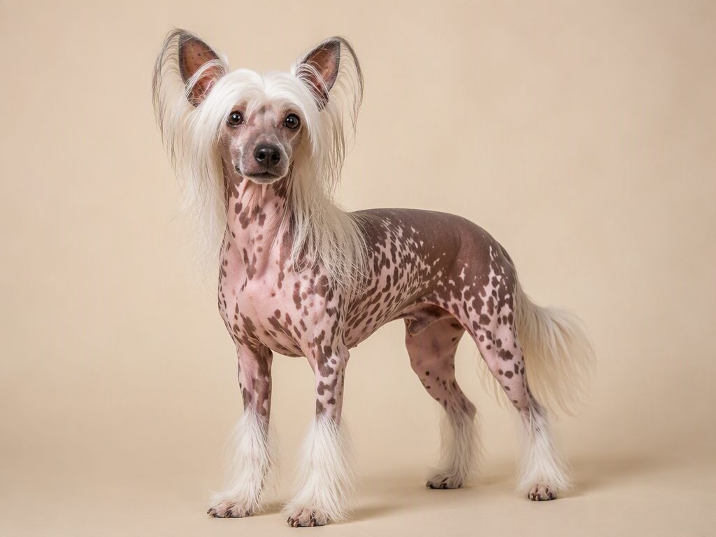 Chinese Crested — dog breed guide Australia, studio portrait by Zookie Pets