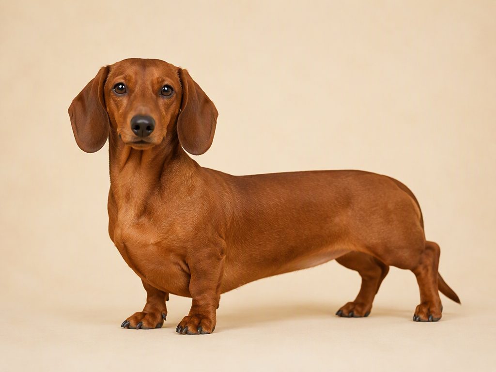 Dachshund — dog breed guide Australia, studio portrait by Zookie Pets