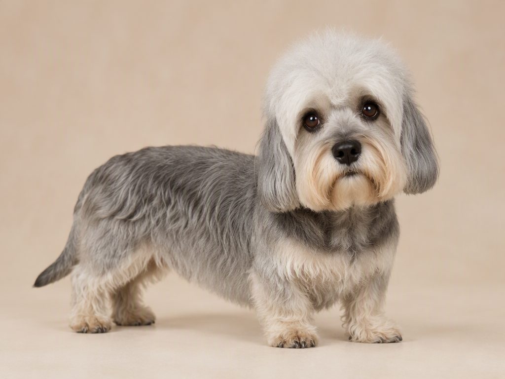 Dandie Dinmont Terrier — dog breed guide Australia, studio portrait by Zookie Pets