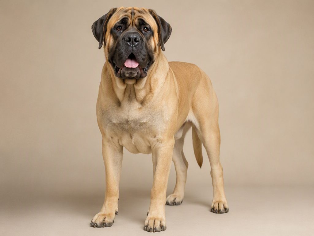 Mastiff (English) — dog breed guide Australia, studio portrait by Zookie Pets