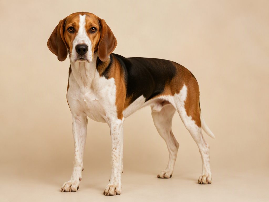 English Foxhound — dog breed guide Australia, studio portrait by Zookie Pets