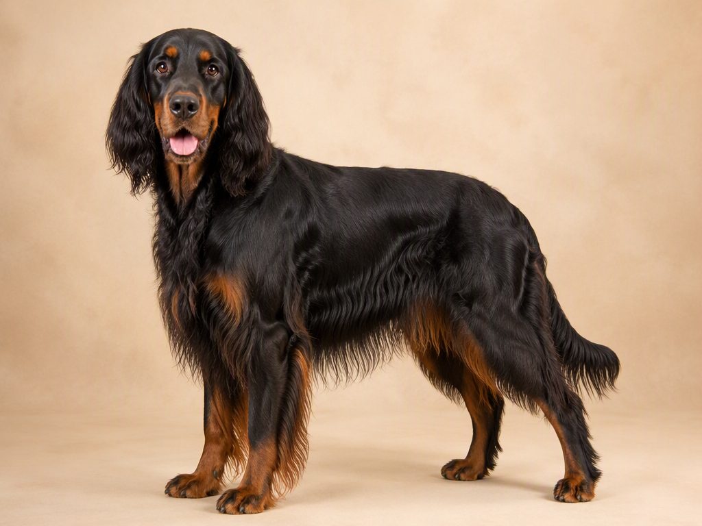 Gordon Setter — dog breed guide Australia, studio portrait by Zookie Pets