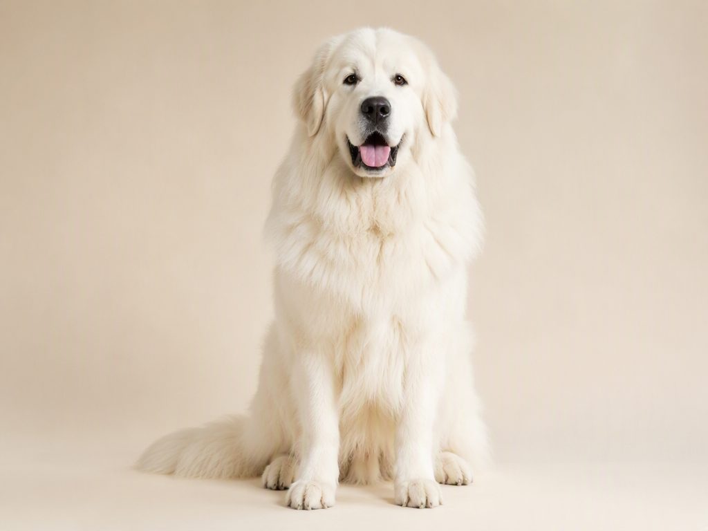 Great Pyrenees — dog breed guide Australia, studio portrait by Zookie Pets
