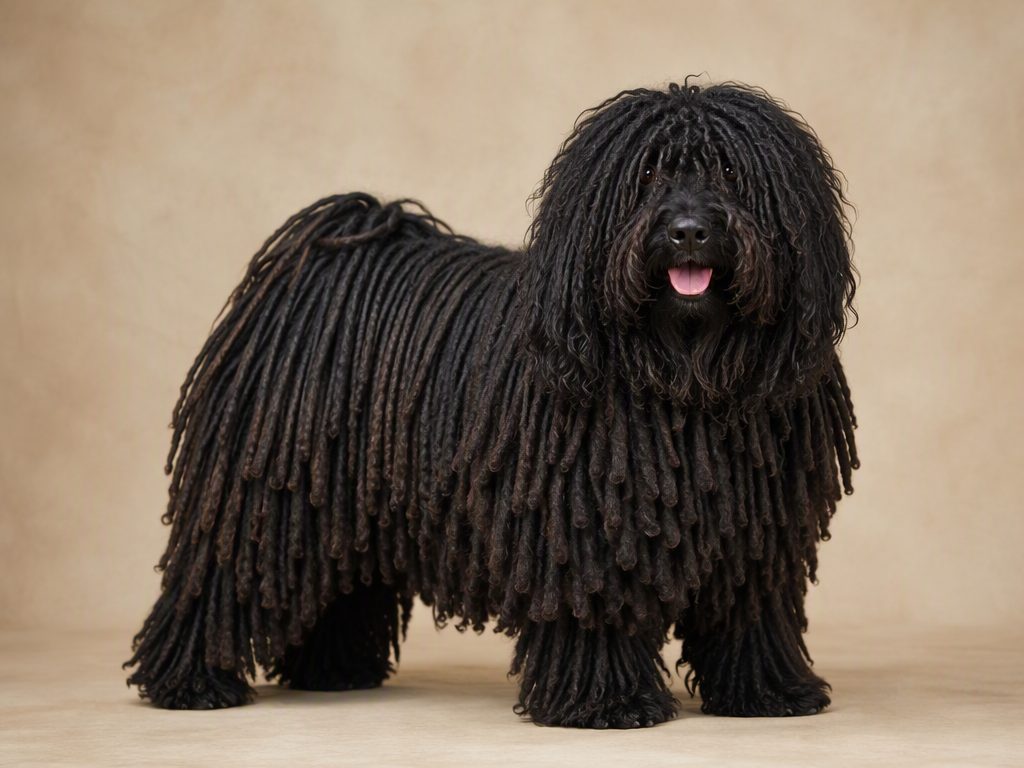 Puli (Hungarian) — dog breed guide Australia, studio portrait by Zookie Pets