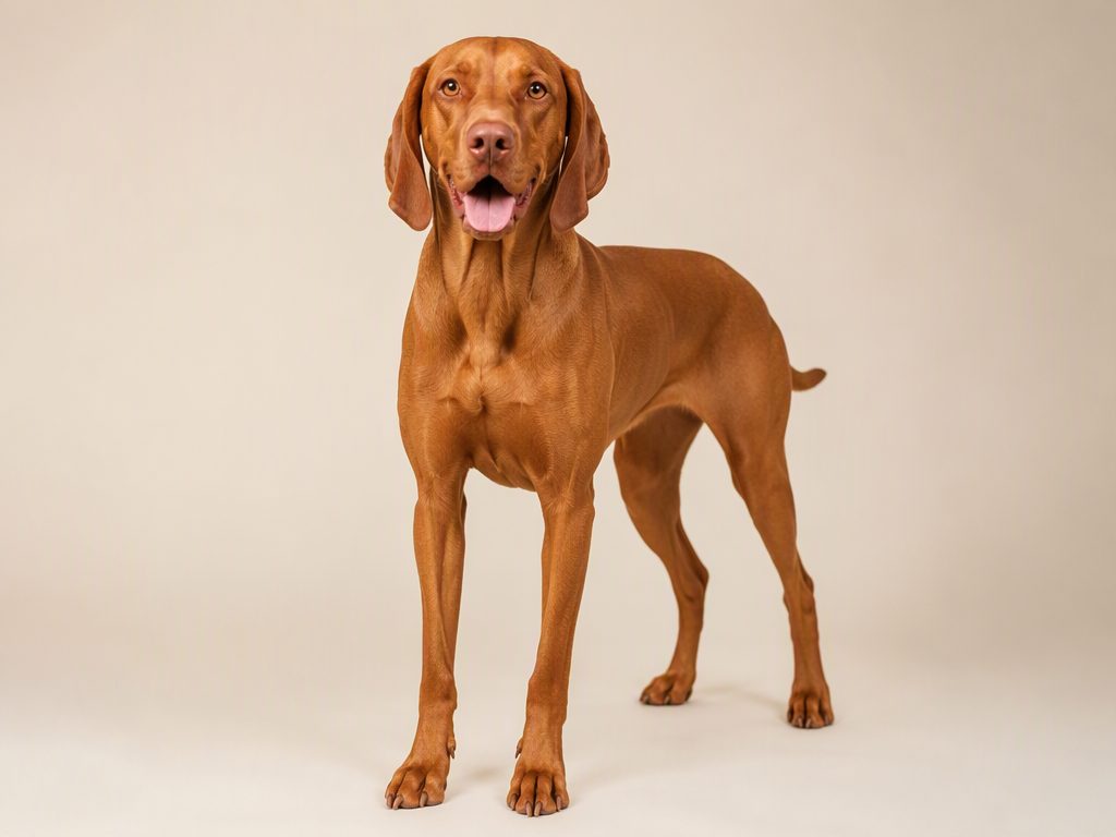 Hungarian Vizsla — dog breed guide Australia, studio portrait by Zookie Pets