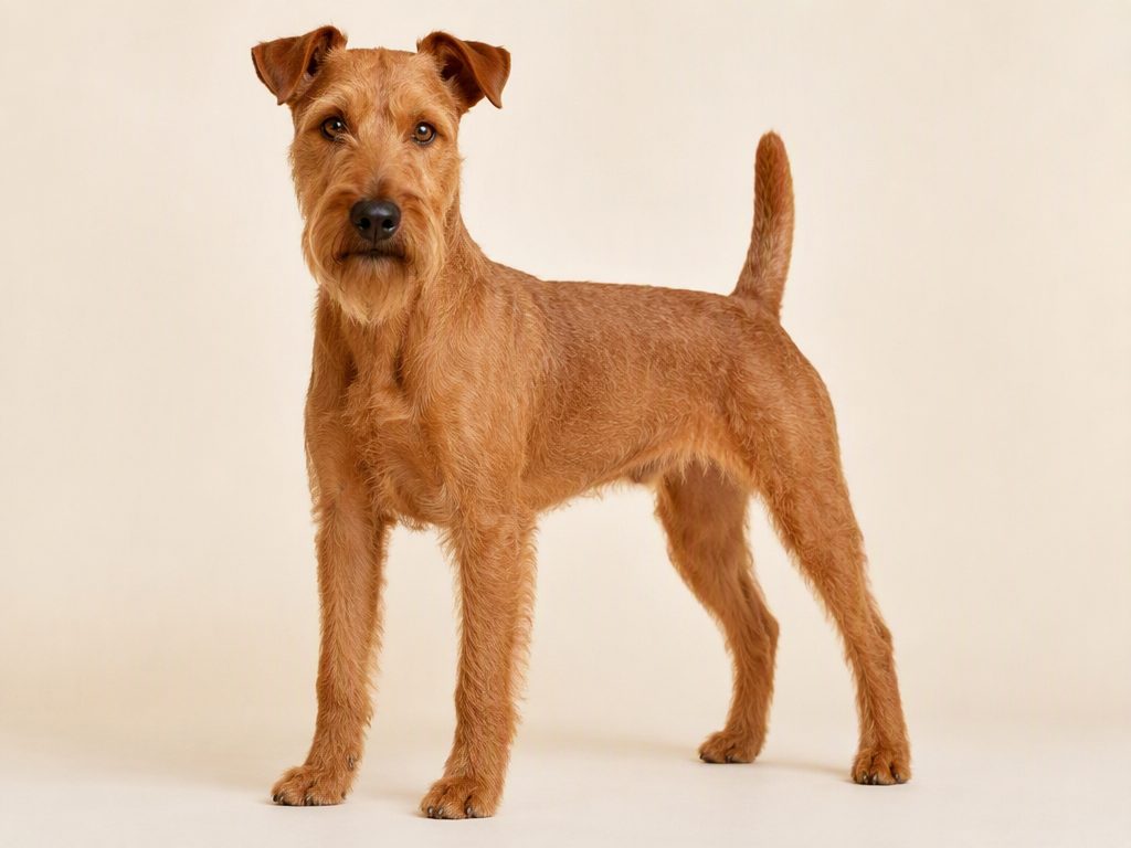 Irish Terrier — dog breed guide Australia, studio portrait by Zookie Pets