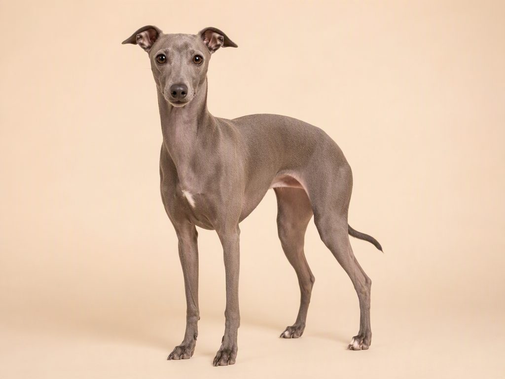 Italian Greyhound — dog breed guide Australia, studio portrait by Zookie Pets