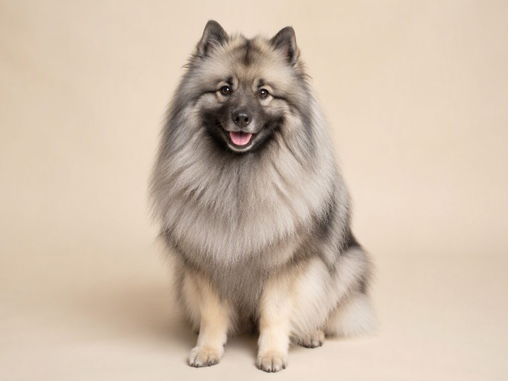 Keeshond — dog breed guide Australia, studio portrait by Zookie Pets