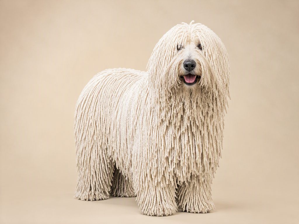 Komondor — dog breed guide Australia, studio portrait by Zookie Pets