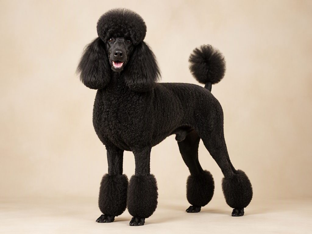 Standard Poodle — dog breed guide Australia, studio portrait by Zookie Pets