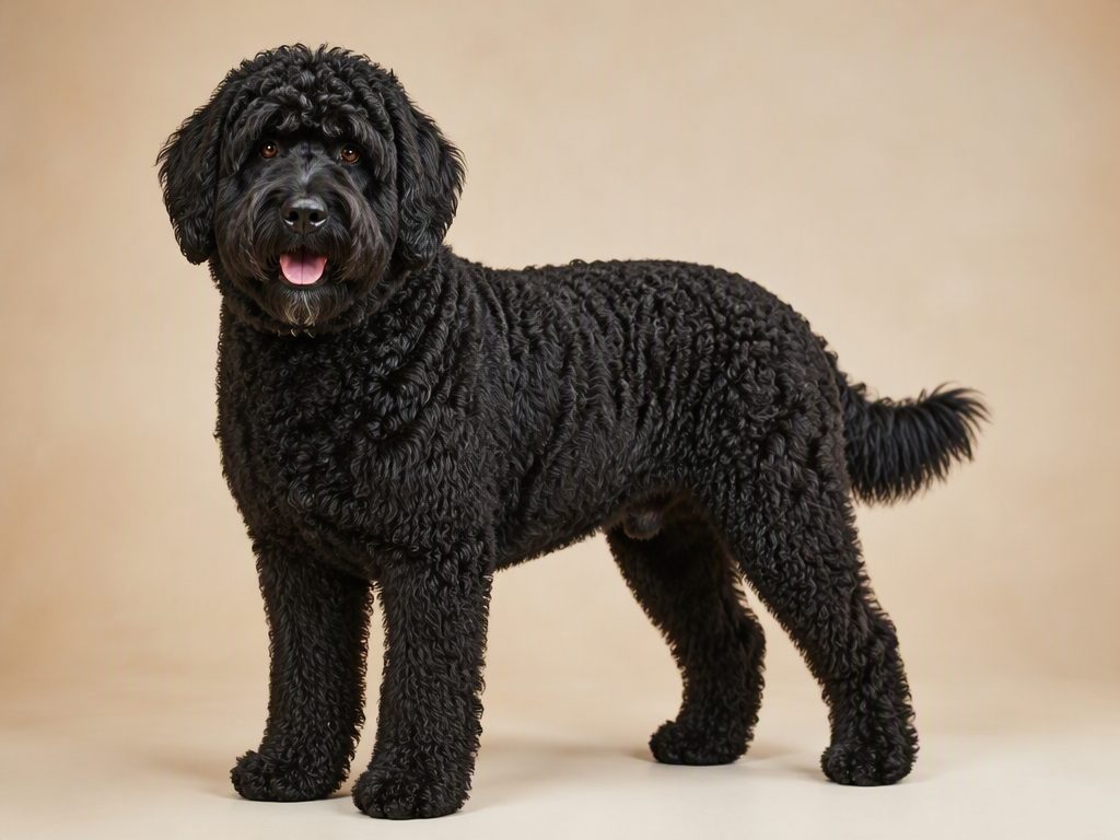 Portuguese Water Dog — dog breed guide Australia, studio portrait by Zookie Pets