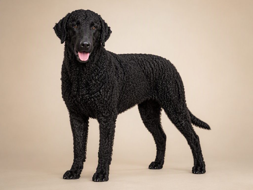 Curly-Coated Retriever — dog breed guide Australia, studio portrait by Zookie Pets