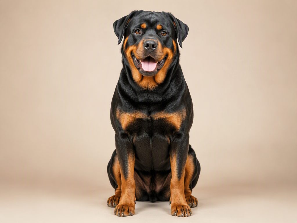 Rottweiler — dog breed guide Australia, studio portrait by Zookie Pets