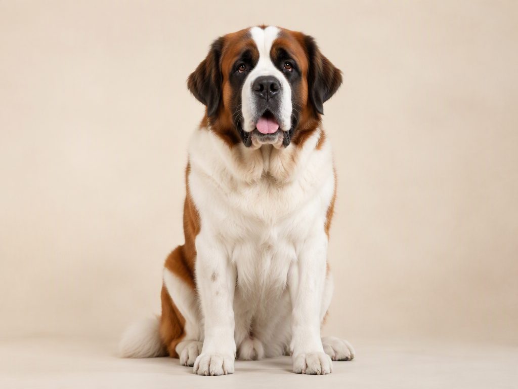 Saint Bernard — dog breed guide Australia, studio portrait by Zookie Pets