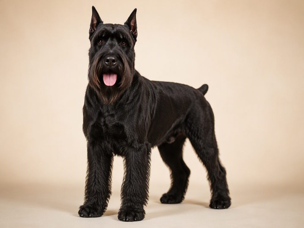 Giant Schnauzer — dog breed guide Australia, studio portrait by Zookie Pets