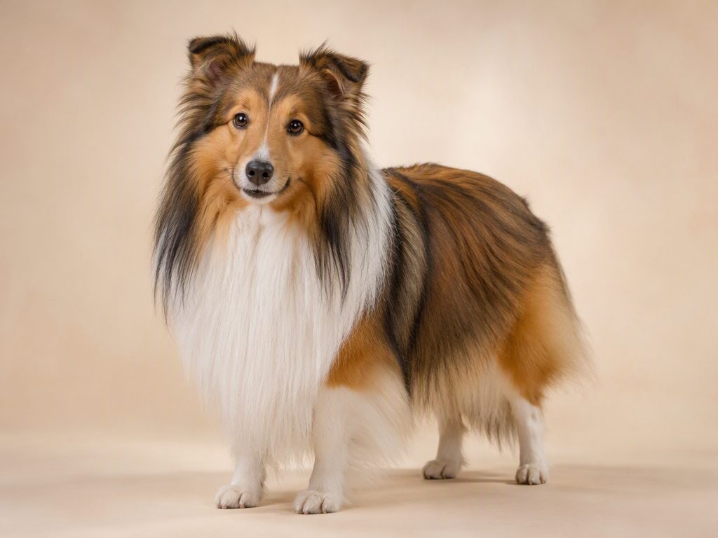 Shetland Sheepdog — dog breed guide Australia, studio portrait by Zookie Pets