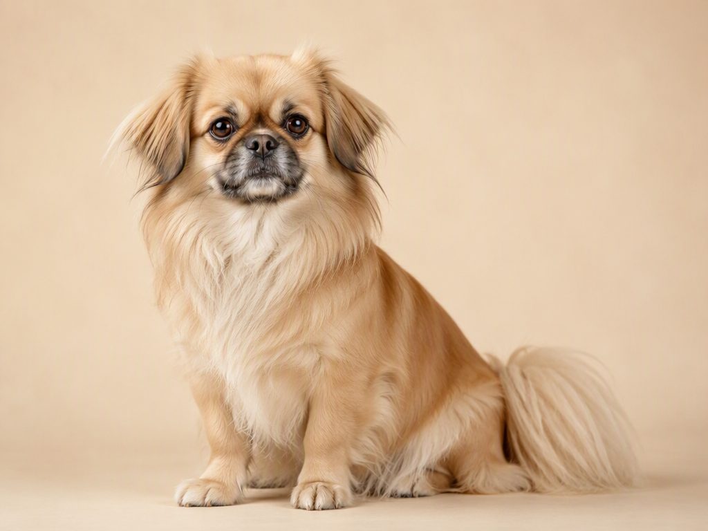 Tibetan Spaniel — dog breed guide Australia, studio portrait by Zookie Pets