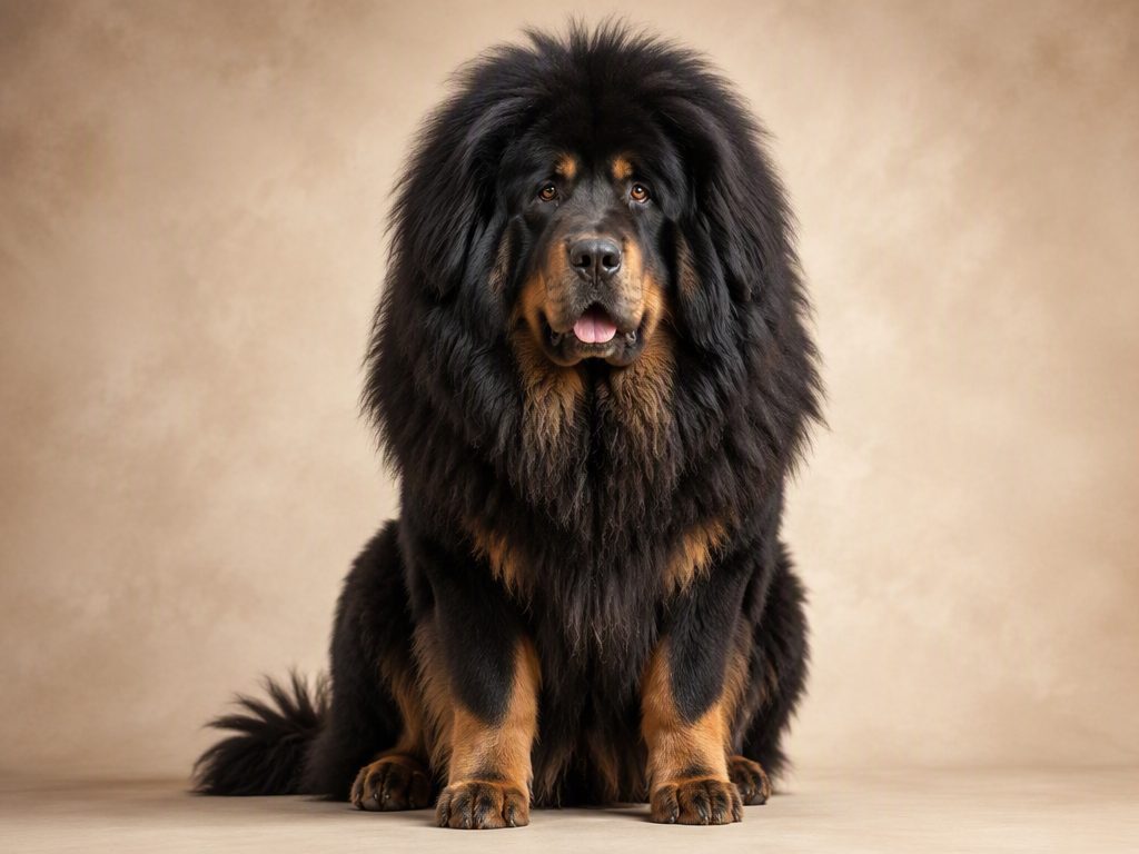 Tibetan Mastiff — dog breed guide Australia, studio portrait by Zookie Pets